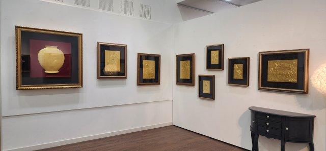 -김일태 화백 특별전 ‘천년의 시간을 품은 빛(Timeless Gold Art)’ (사진 = 광양시청)