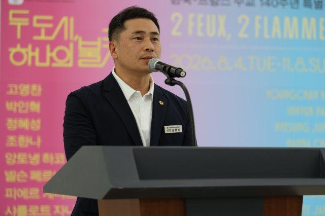 -임형석 전남광주통합특별시의회 기획재정위원장 축사 하고 있다 (사진 = 전남광주통합특별시의회)