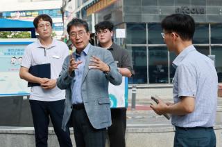 (NSP NEWS Image)안병윤 예천군수, 범우리 비어페스티벌 운영계획 및 ‘신도시 주차 타워 조성 현장’ 점검