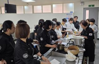 (NSP NEWS Image)대구공업대 호텔외식조리계열, 떡제조기능사 특강 진행