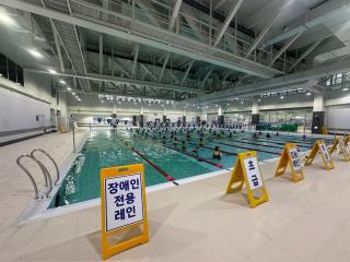 (NSP NEWS Image)용인시, 동백미르휴먼센터서 ‘장애인 전용 수영 레인’ 9월부터 시범 운영