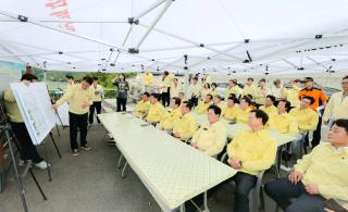 (NSP NEWS Image)경상북도의회, 경주 덕동댐 찾아 폭염·가뭄 대응상황 점검