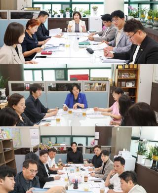 (NSP NEWS Image)안산시의회 상임위, 집행부 간담회 개최…제305회 임시회 주요 안건 논의