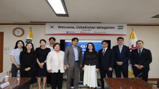 (NSP NEWS Image)경북테크노파크·한국생산성본부, 우즈베키스탄 디지털기술부 산하 IT Park 방문단 맞아 AI·스타트업 협력 논의