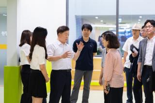 (NSP NEWS Image)박승원 광명시장, 9월 개청 앞둔 광명3동·철산4동 공공 복합청사 현장 점검