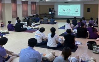 (NSP NEWS Image)포항 선린대 K-Safety 지역협력교육센터, 지역 의료기관 응급대응 역량강화 위한 Safety-up CPR 실무교육 운영