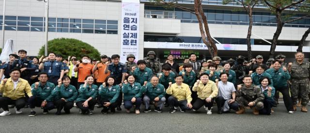 대구경북지방병무청은 2026년 을지연습 기간인 19일 ‘드론 폭발물 테러 대응 관계기관 합동 실제훈련’을 실시했다. (사진 = 대구경북지방병무청)