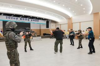 (NSP NEWS Image)군포시, 2026 을지연습 연계 ‘전재민 구호소 운영 훈련’ 실시…민·관·군 합동