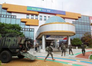 (NSP NEWS Image)영양군, 폭파·화재 현장대응훈련 실시