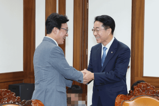 (NSP NEWS Image)조정식 국회의장, 김민석 더불어민주당 당대표 접견