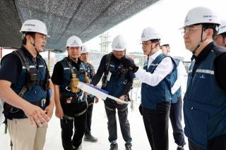 (NSP NEWS Image)이강석 대우건설 신임 대표, ‘안전 최우선’ 강조 현장 행보