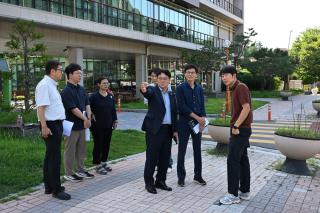 (NSP NEWS Image)이진영 완주군의원, 상관면 주민센터 교통 민원 현장 점검