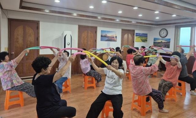 담양군이 운영하고 있는 ‘노인맞춤형 운동처방’. (사진 = 담양군)