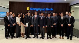 (NSP NEWS Image)강태영 NH농협은행장, 미국 뉴욕서 현지 영업현장 직접 점검