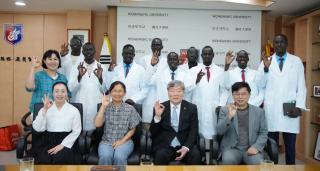 (NSP NEWS Image)원광대, 남수단 대학생 초청 ‘의생명·K-Med’ 연수 성료