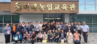 (NSP NEWS Image)봉화군, 봉화농민사관학교 ‘사과 병해충관리과정’ 수료식 개최