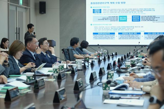 평택시 경관계획 재정비 용역 중간보고회 모습. (사진 = 평택시)