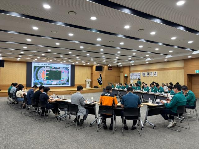 경산시는 4일 시청 대회의실에서 제6회 안전관리실무위원회를 열었다. (사진 = 경산시)