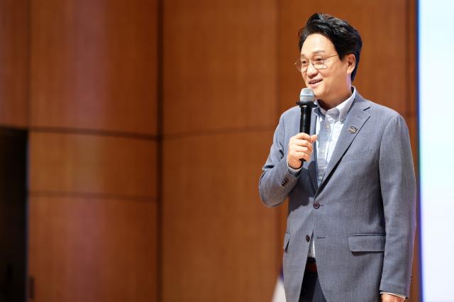 4일 안민석 경기도교육감이 청렴교육에서 발언을 하고 있다. (사진 = 경기도교육청)