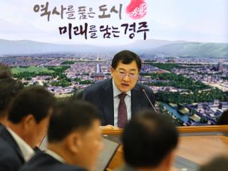 (NSP NEWS Image)주낙영 경주시장, 추석 보름 앞두고 민생 챙기기