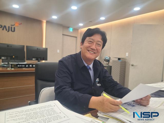 손배찬 파주시장 (사진 = 강은태 기자)