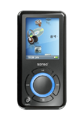 [NSP PHOTO]샌디스크 MP3P 산사, 한국시장 본격 공략